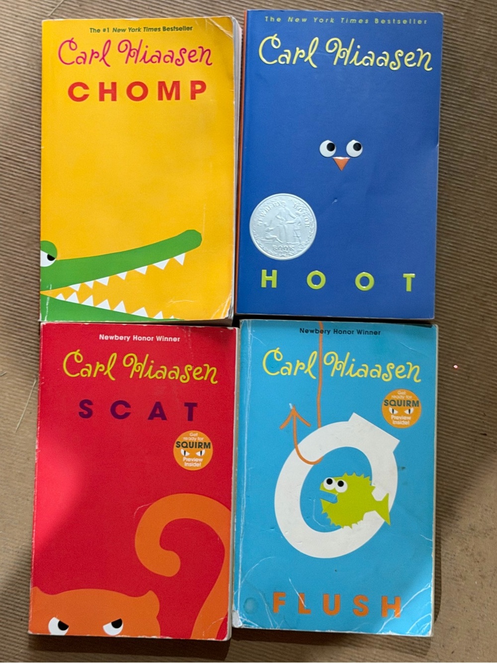 4pc Book Set - Great for Middle Schoolers